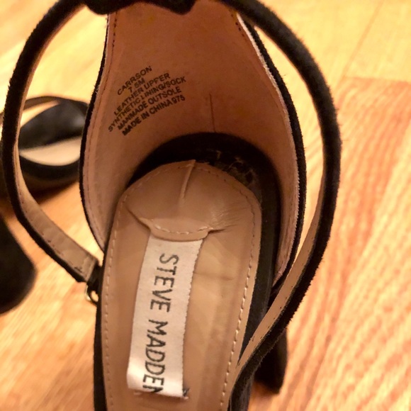 SOLD - Black Steve Madden Heels - Picture 5 of 6